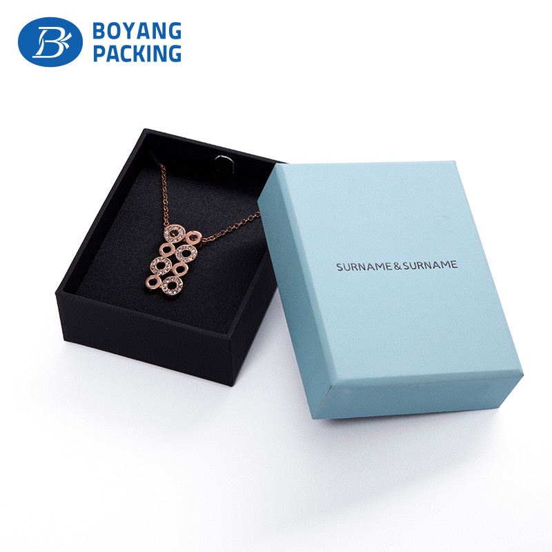 Exquisite wathet blue jewelry boxes - Jewelry packaging set