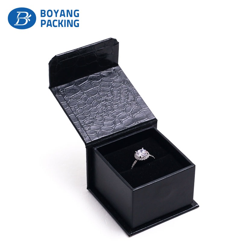 Logo custom high quality paper jewelry boxes