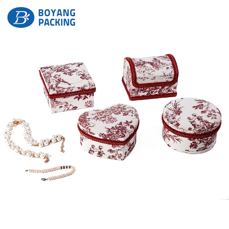 custom fabric jewelry box