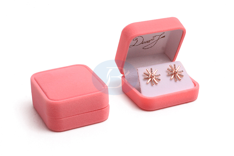 flocking earring jewelry boxes