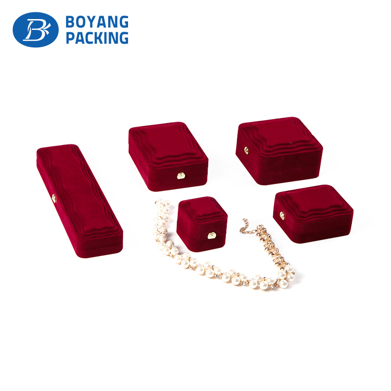 custom flocking jewelry boxes manufacturer