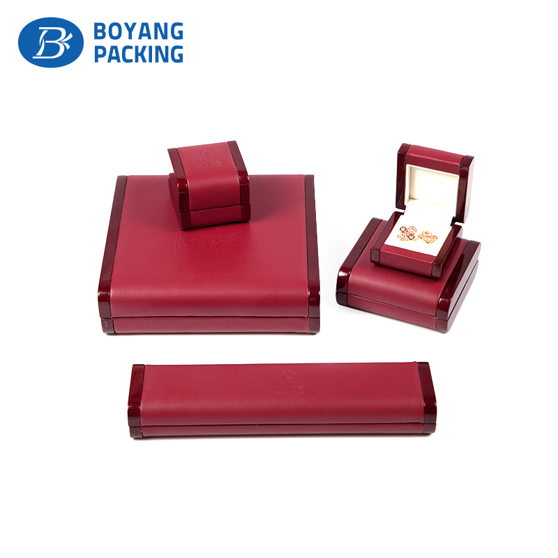 custom red wooden box factory