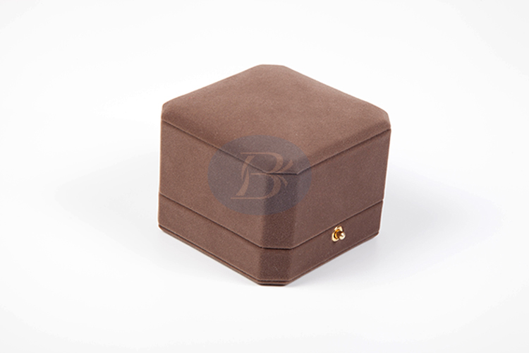 brown luxury ring jewelry box manufacturers