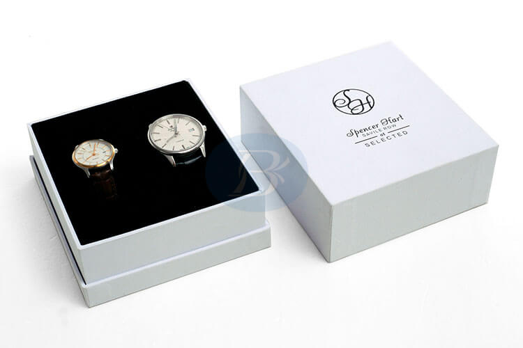 Wholesale white paper watch box