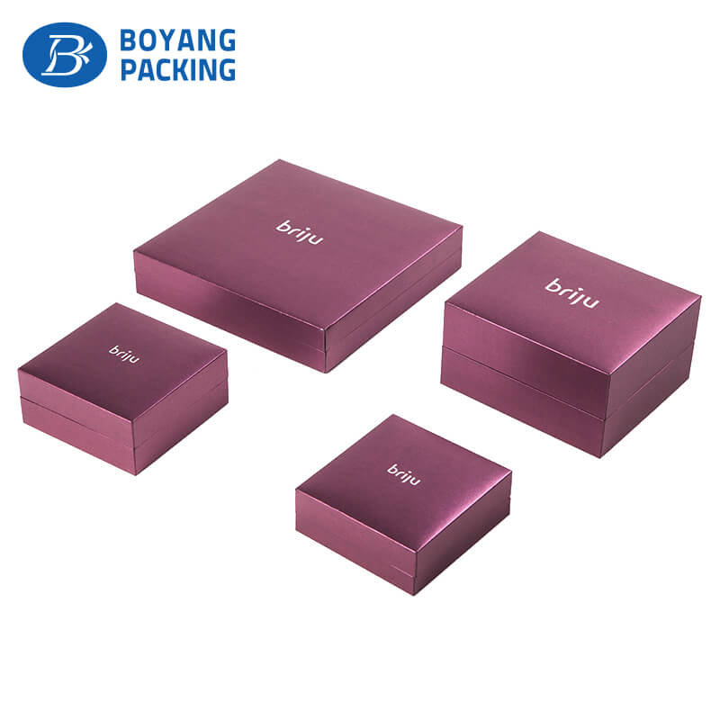 Jewelry boxes wholesale, purple jewelry boxes factory