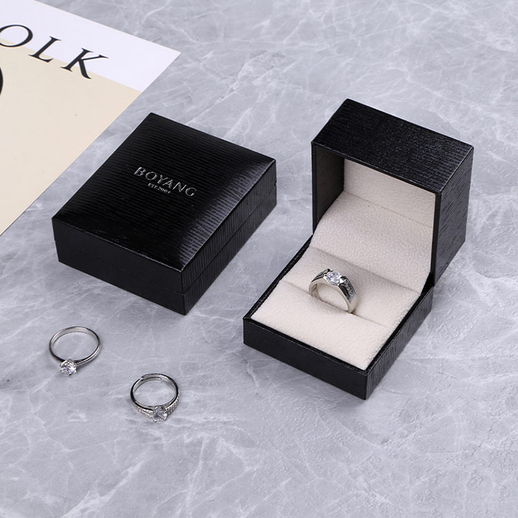 Factory Hot Sell Custom logo Luxury Printed Ring Box Jewelry Storage Packaging Ring Box