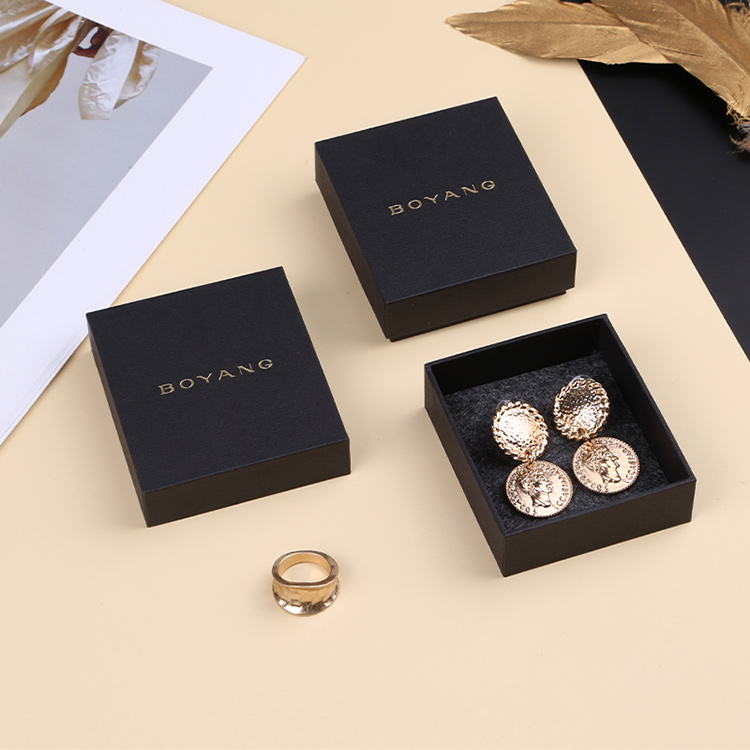 Exquisite luxury cardboard gift earring paper box