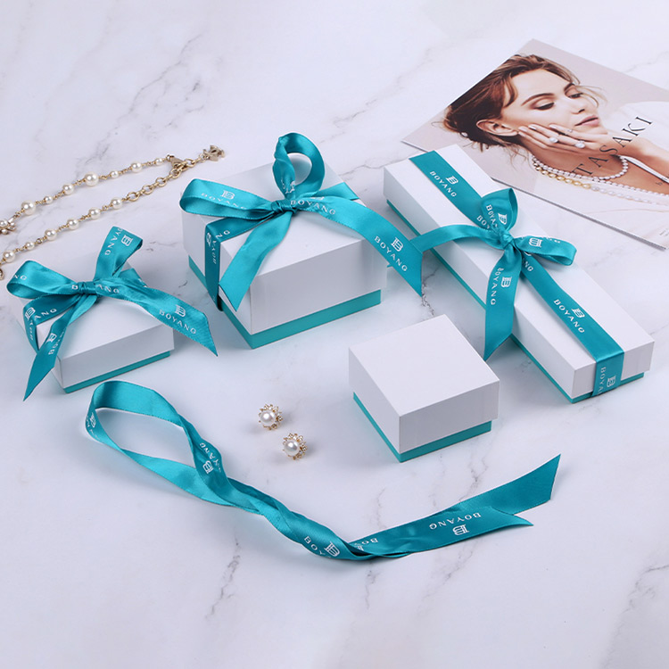custom necklace gift paper box