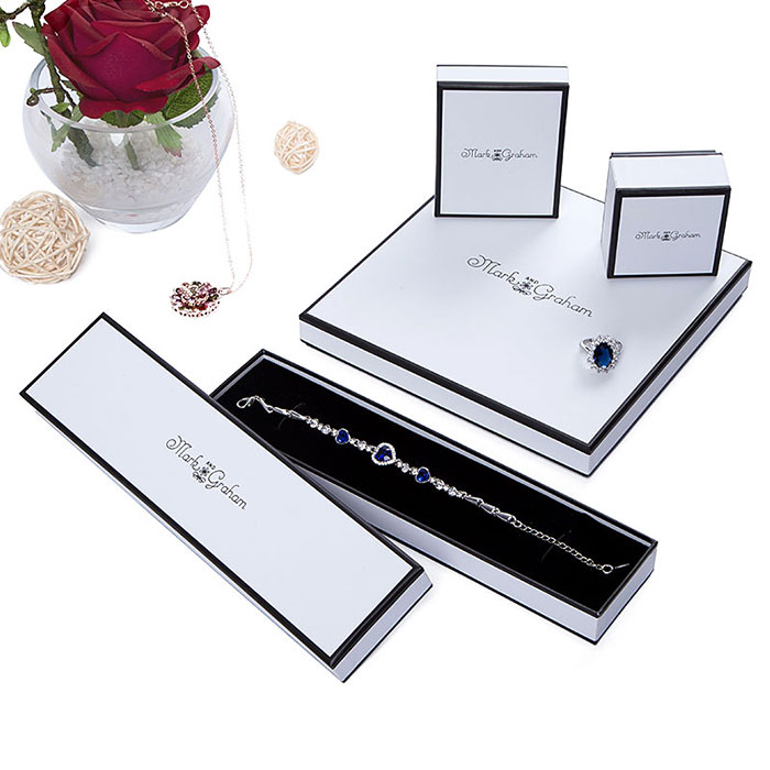 Custom white jewelry box, jewelry box manufacturer