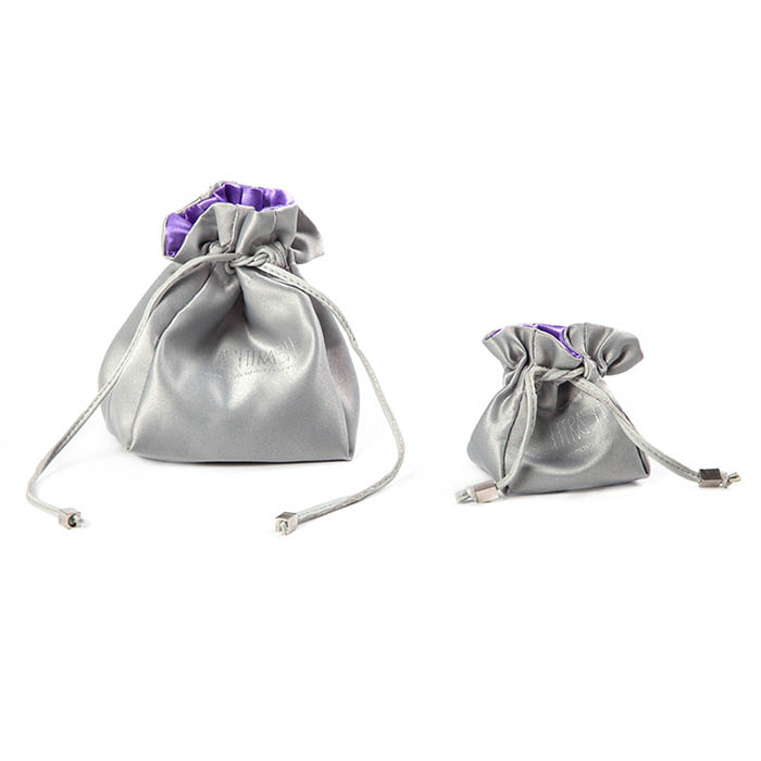 Drawstring jewelry bags, satin pouch factory