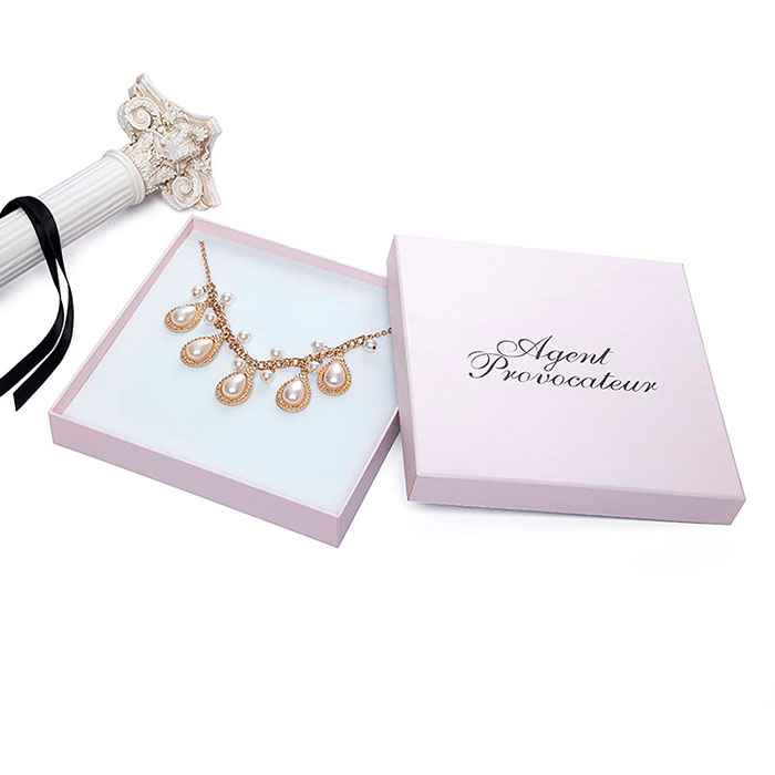 custom jewelry box pink