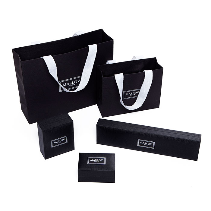 Custom unique jewelry packaging, jewellery box black factory