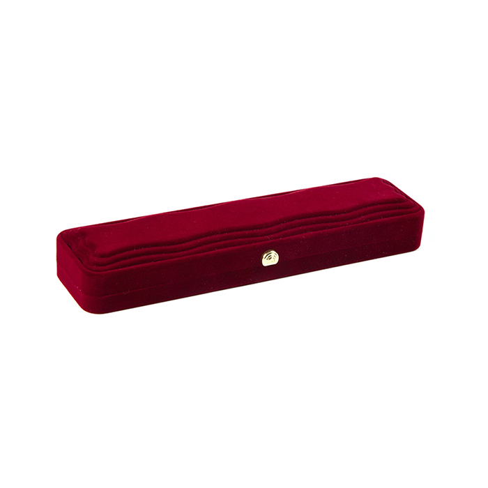 customized red flocking box