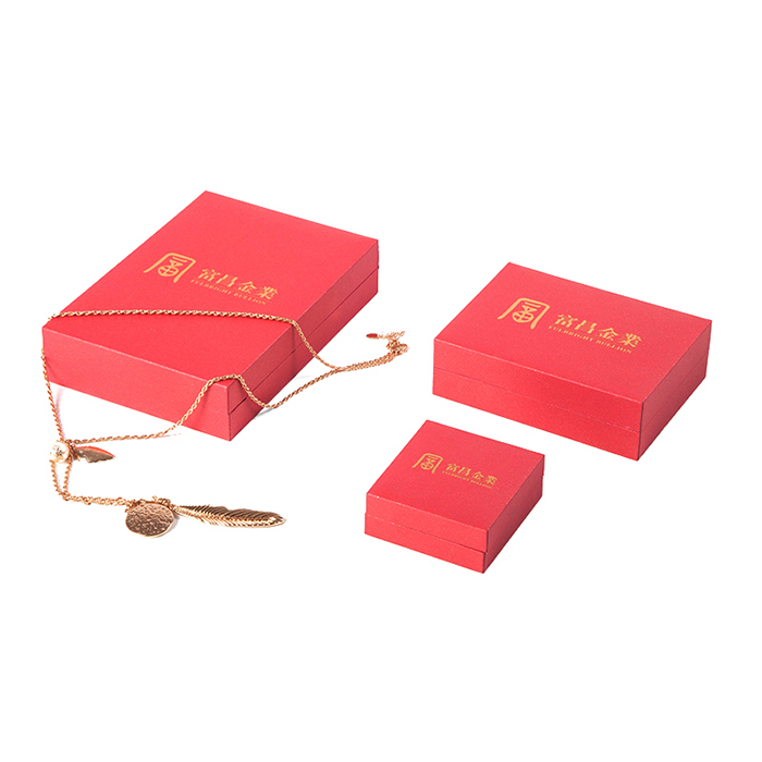 Luxury logo customized plastic jewellery box