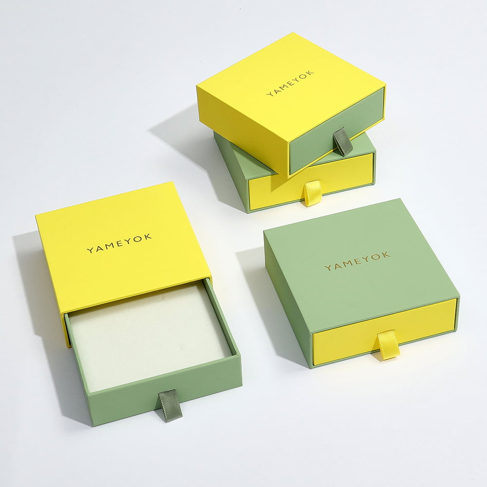 Personalised design cardboard paper gift custom best jewelry box