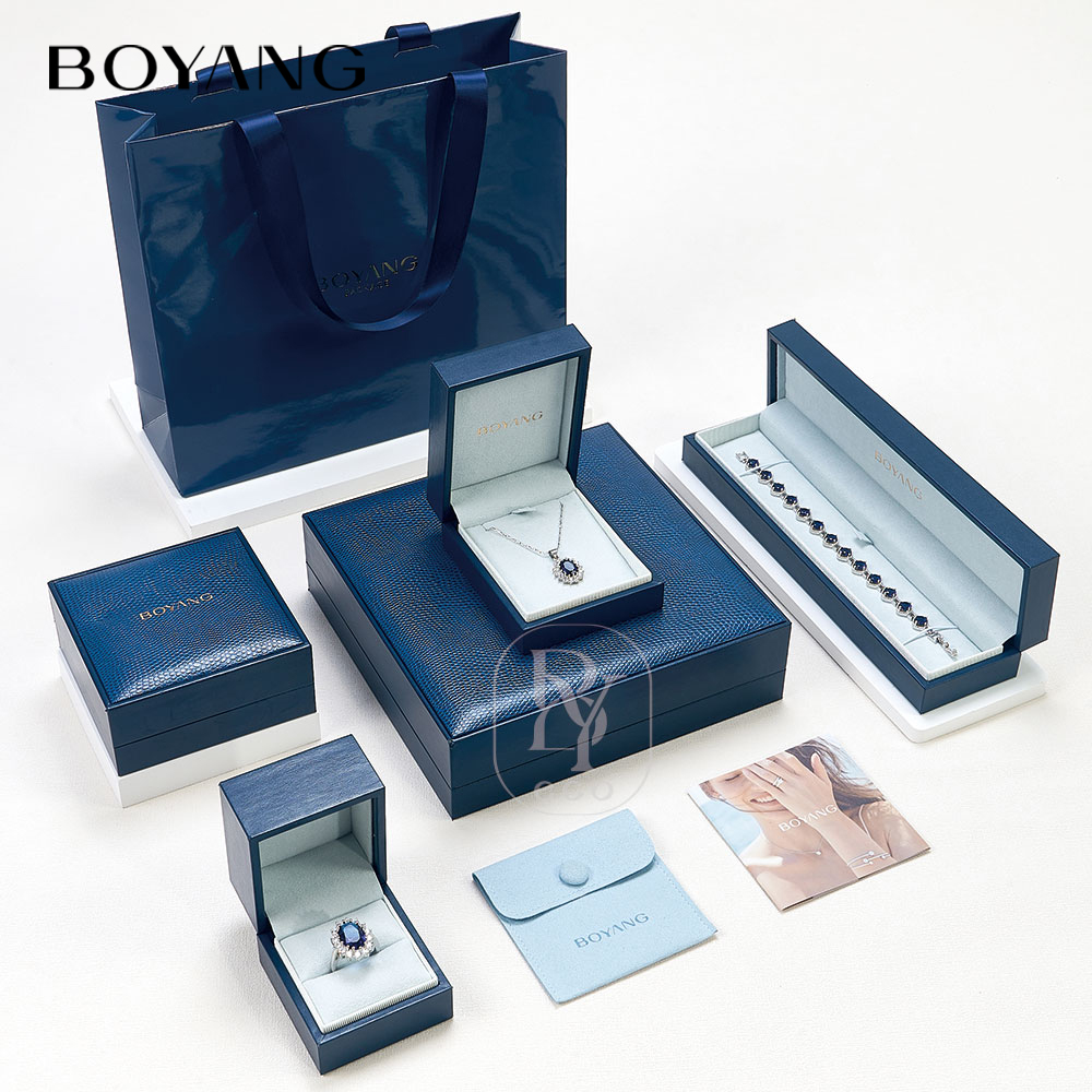 Boyang Custom Luxury PU Leather High Quality Jewelry Box