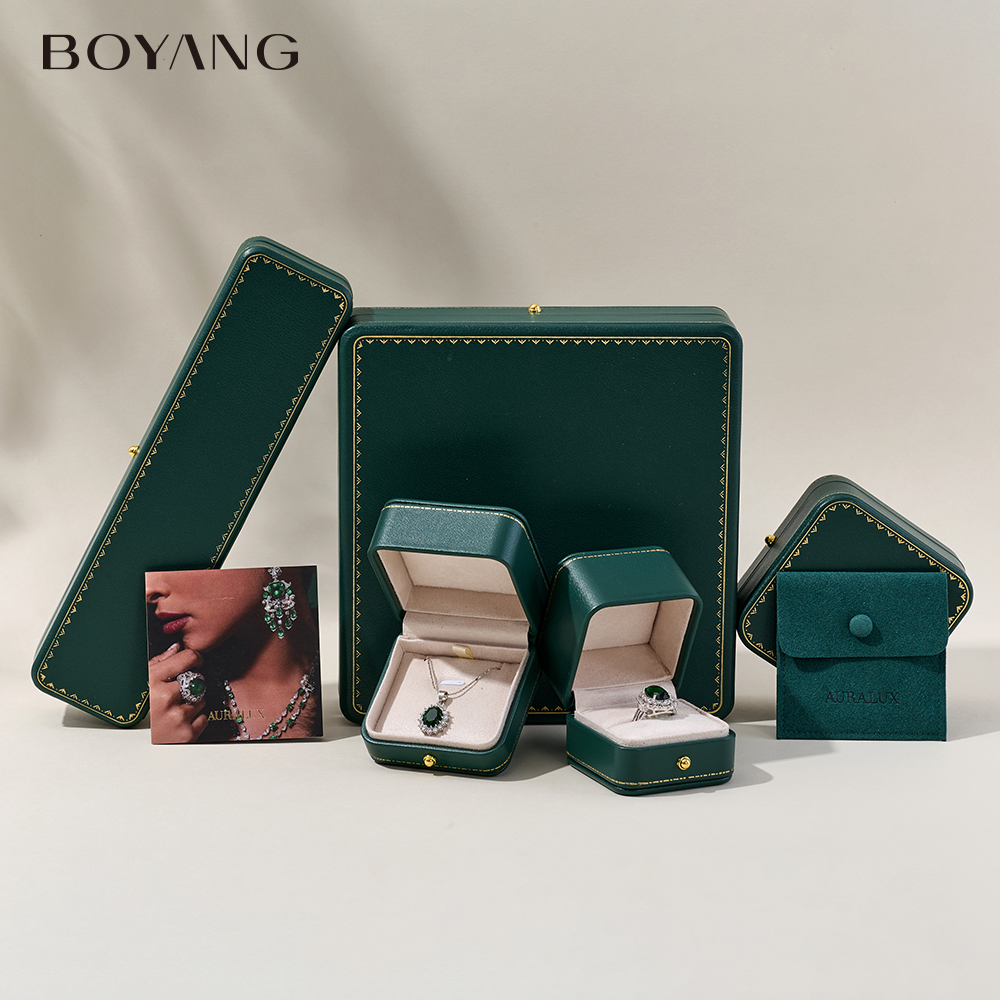 Boyang Custom Wholesale Luxury Leather Jewelry Box